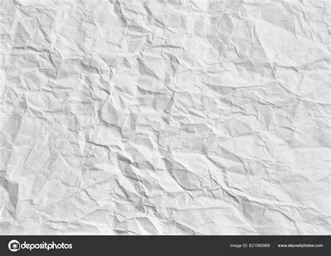 White Crumpled Paper Texture Background Stock Photo Krakenimages