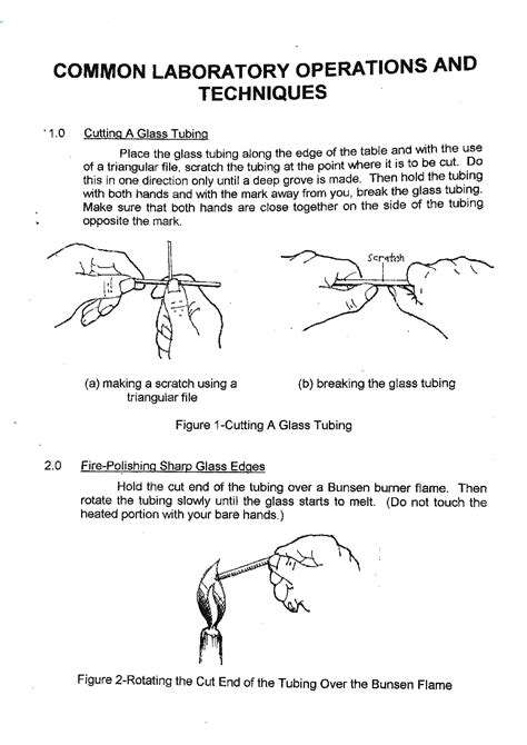 Solution Common Laboratory Operations And Techniques Studypool