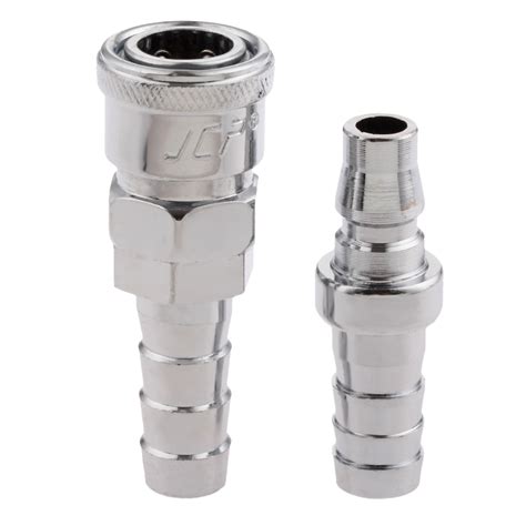 2pcs Air Line Hose Fittings Coupler Connector 12mm For Compressor Quick Release 710382674170 Ebay