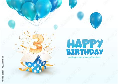 Celebrating Of Years Birthday Vector D Illustration Th Years