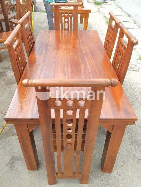 Teak Heavy Dining Table And 6 Chairs Code 88365 For Sale Kaduwela Ikman