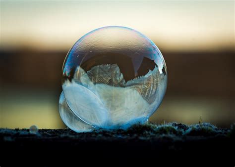 freezing bubbles on Behance