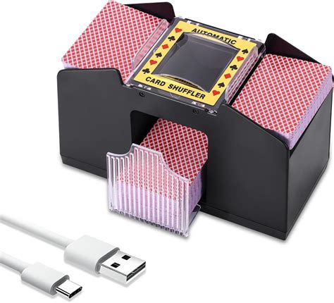 Amazon AOZBZ Card Shuffler 2 Deck Automatic Card Shuffler