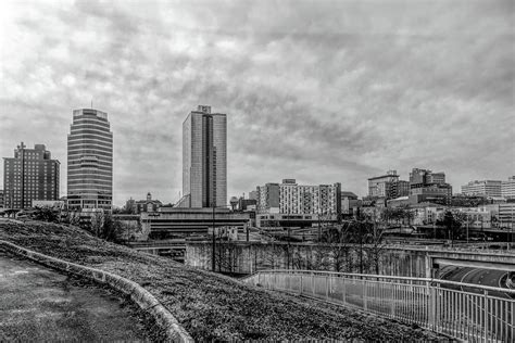 Knoxville Skyline BW Photograph by Sharon Popek - Fine Art America