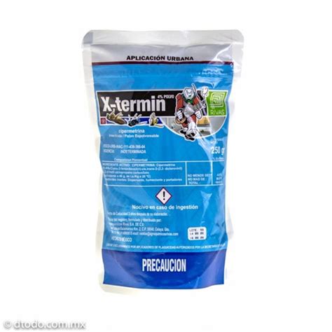 X Termin Polvo Seco Grs Insecticida Cipermetrina Mercadolibre