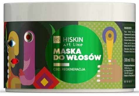 Hiskin Art Line Maska Do Włosów Cbd Regeneracja 300ml Drogeria