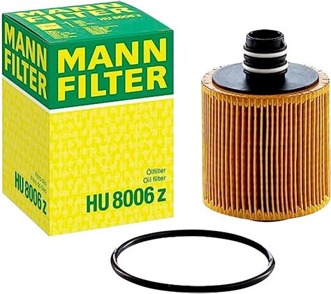 MANN FILTER HU 8006 z Ölfilter Ölfilter Satz mit Dichtung