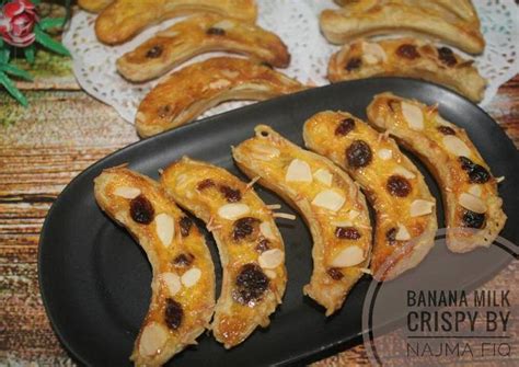 Resep Banana Milk Crispy Oleh Najma Fiq Cookpad