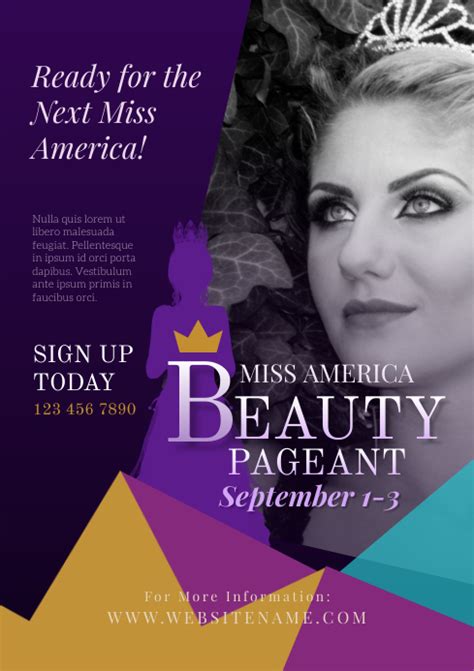 Copy of Beauty Pageant Flyer | PosterMyWall