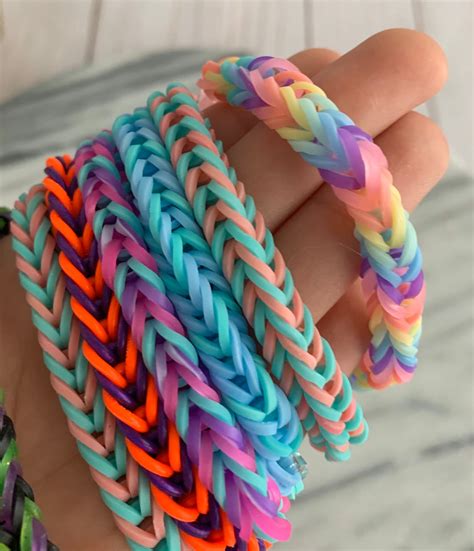 Fishtail Rainbow Loom Bracelet Loom Bracelet Bracelet Etsy