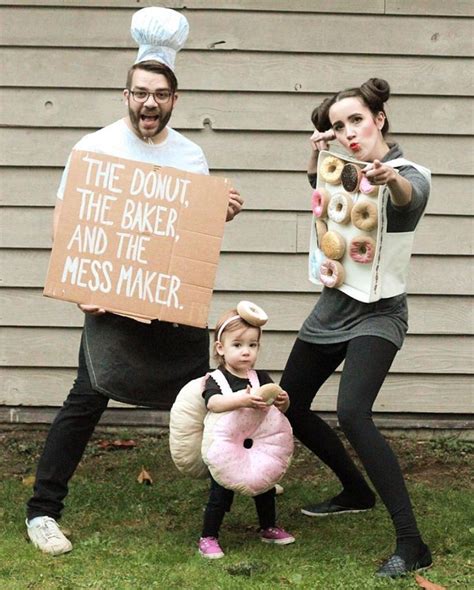 Funny Family Of 3 Halloween Costumes - Funny PNG