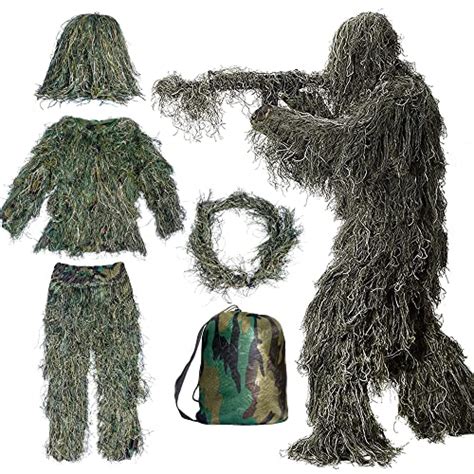 Avarmora Ghillie Traje De Camuflaje 3D Para Caza Incluye Chaqu