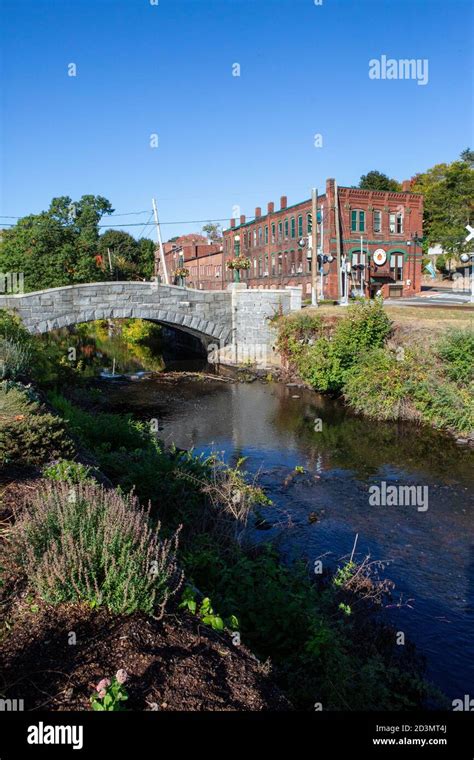 Stafford Springs CT downtown buildings Stock Photo - Alamy