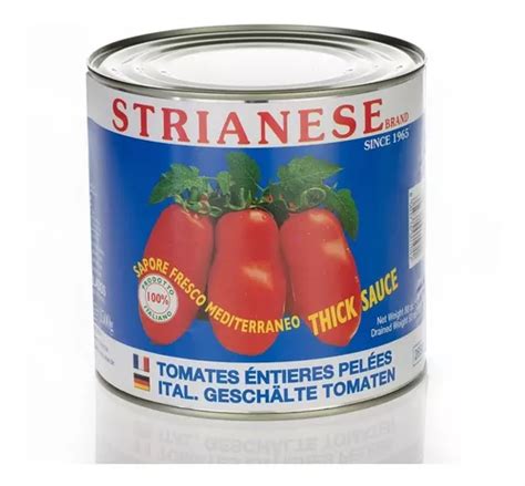 Pomodori Pelati Italian Strianese 2500g 100 Italiano Nuevo Envío gratis