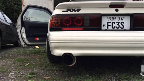 Mazda Rx7 Fc3s Turbo Exhaust Sound Youtube