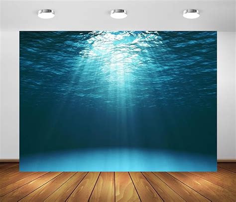 Amazon BELECO 7x5ft Fabric Blue Deep Ocean Backdrop Under The Sea