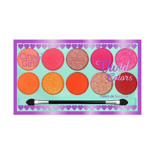 Paleta De Sombras Vivid Colors Cor A City Girls CG243A Bem Mulher