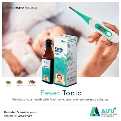 Fever Cure Syrup 200 Ml At Rs 200 In Panchkula Id 2852867141230