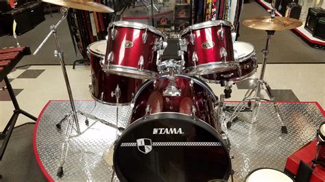 Used Tama Imperialstar Drum Kit With Stands And Cymbals