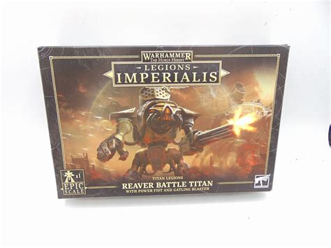 Legions Imperialis Reaver Battle Titan With Power Fist And Gatling Bl