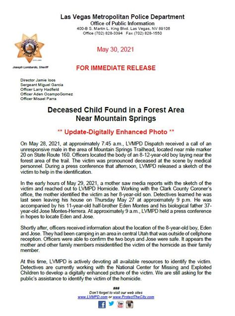 Lvmpd On Twitter The National Center For Missing And Exploited