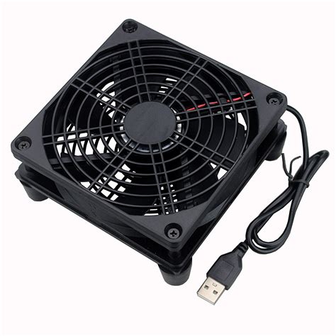 Gdstime 5V USB Router Fan 80mm 92mm 120mm 140mm DIY TV Box Ball Sleeve