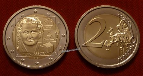 Italia 2 euro commemorativo 150º anniversario della nascita di Maria