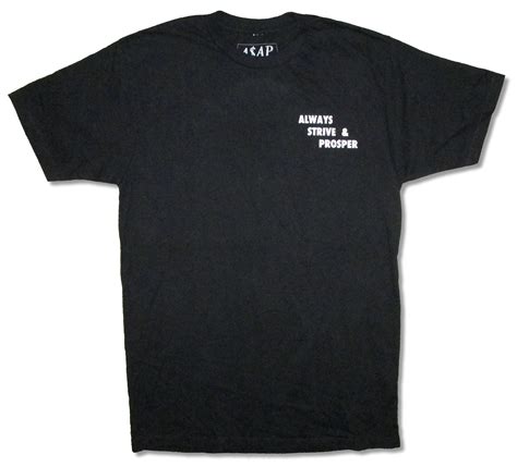 A AP Ferg A AP Ferg Always Strive Prosper Black T Shirt ASAP Mob