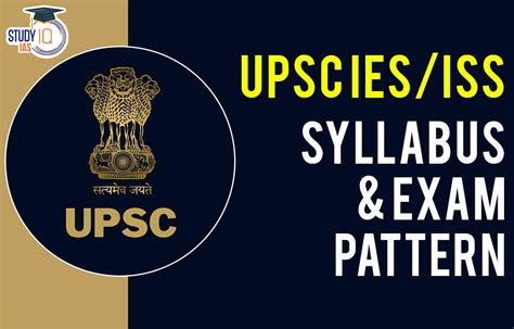 Upsc Ies Iss Syllabus 2024 Prelims And Mains Exam Pattern