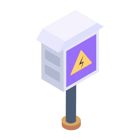 Electrical Hazard Generic Isometric Icon