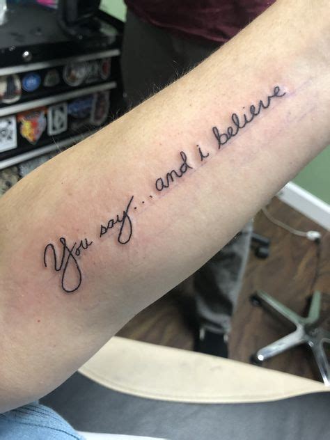 You Saytattoo Lauren Daigle Ideas Tatting Body Art Inspiration