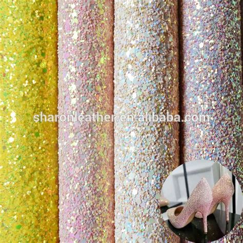 Fancy Chunky Glitter Spandex Fabric For Shoes And Hair Bowsr16019