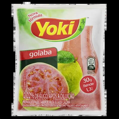 Refresco em Pó Goiaba Yoki Pacote 30g