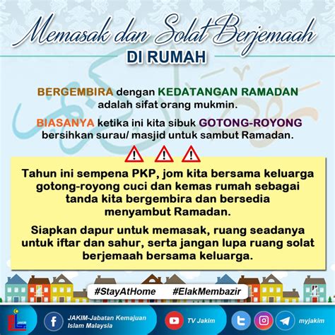 Kedudukan Imam Dan Makmum Di Rumah Muzuza On Twitter Musim Pkp Ini