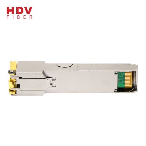 China Sfp Module One Port Rj45 10 100 1000M Base T 100m Optical