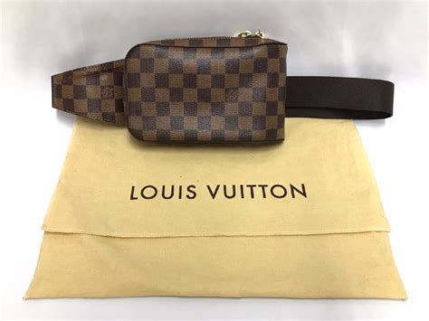 Louis Vuitton ルイヴィトン N51994 ダミエ ジェロニモス ボディ ショルダーバッグ ブラウン系 ゴールド金具 レディース