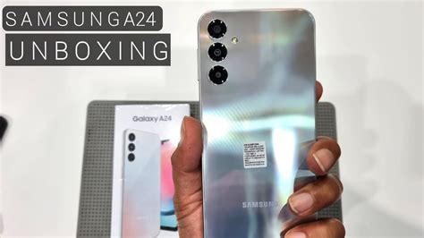 Unboxing Samsung Galaxy A24 Silver Youtube