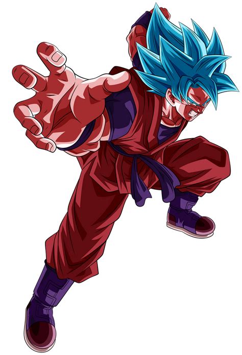 Goku CC SSJ Blue Kaioken X20 | 1 by SSJROSE890 on DeviantArt