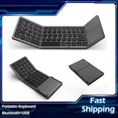 Jelly Comb Foldable Bluetooth Keyboard Rechargable Portable Mini Usb