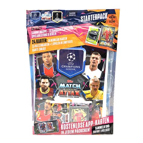 Topps Match Attax Champions League 2020 21 Starter Pack