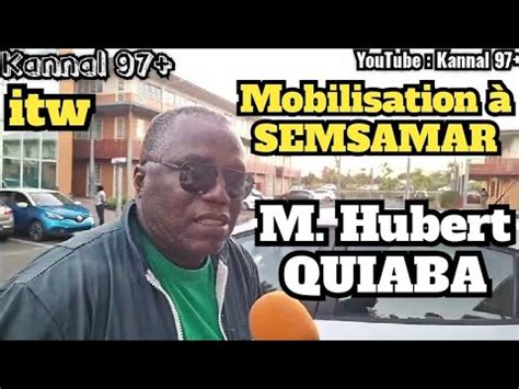 Itw De M Hubert Quiaba Apr S J De Mobilisation Avec Le Lcdm Devant La