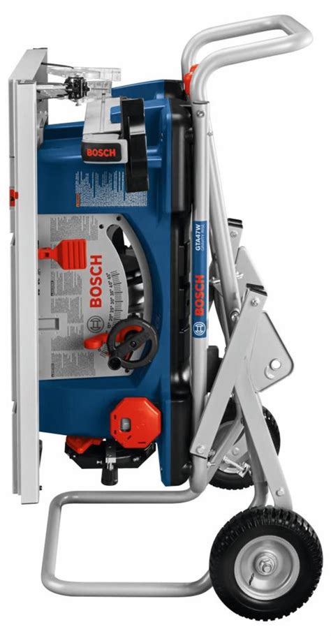 Bosch Worksite Table Saw With Gravity Rise Wheeled Stand Xc