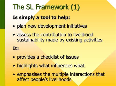 Ppt Sustainable Livelihoods Sl Powerpoint Presentation Free