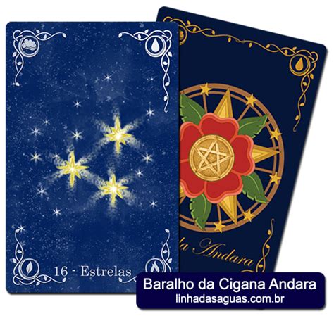 Baralho Da Cigana Andara As Estrelas Carta 16 Linha Das Águas