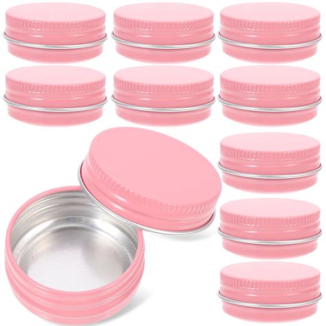 Sipeihong Small Tins With Lids 24pcs Aluminum Tin Cans Metal Round Tins