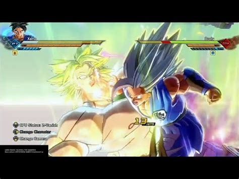 Dragon Ball Xenoverse Combo Fierce Berserker Barrage Youtube