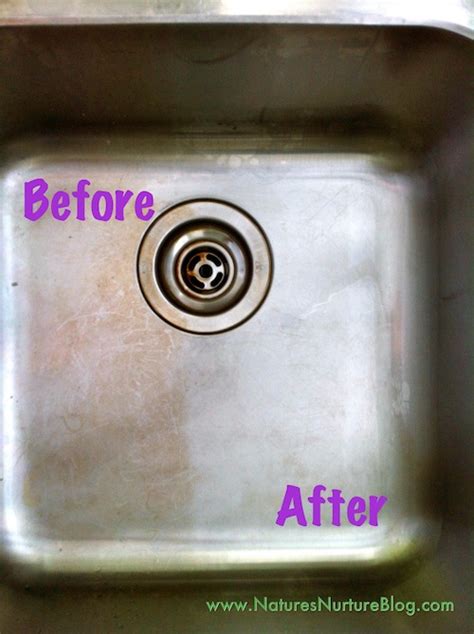 Make Your Stainless Steel Sinks Shine By Natures Nurture Bonbon Break