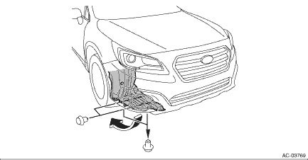 Subaru Legacy Bn Bs Service Manual Removal Ambient Sensor