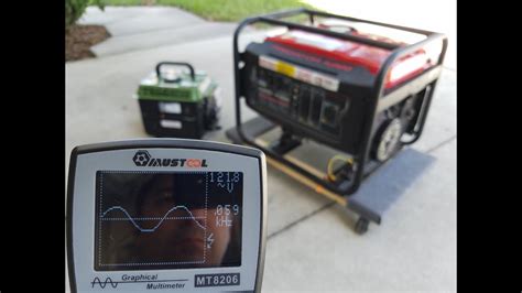 Harbor Freight Generators Testing Wafeforms With A Cheap Oscilloscope Youtube