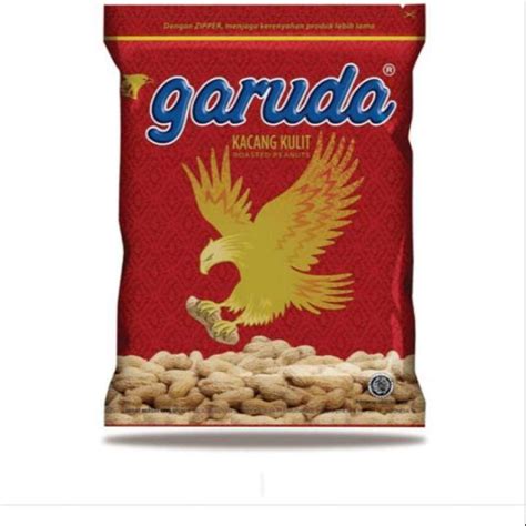 Jual Kacang Kulit Garuda Roasted Peanut 375 Gr Kemasan Zip Halal Di